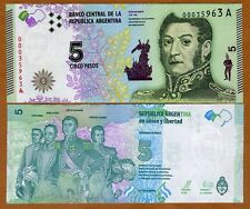 Argentina, 5 Pesos, ND (2015), P-359, Nuevo Diseño UNC segunda mano  Embacar hacia Argentina
