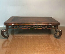 Mesa de mesa chinesa antiga Huanghuali 16,8" escultura em madeira dismorfismo móveis de mesa comprar usado  Enviando para Brazil