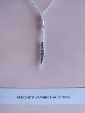 Pendentif collier saphirs d'occasion  Brassac-les-Mines