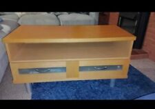 Wood entertainment storage for sale  LEICESTER