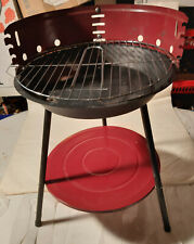 Braciere barbecue circolare carbonella metallo con griglia, usato usato  Sirolo