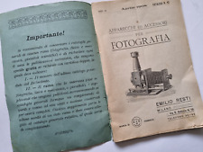 Catalogo fotografia 1908 usato  Milano
