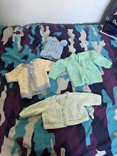 Knitted baby clothes for sale  HINCKLEY