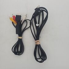 Usado, Cable AV genuino/cable de alimentación original OEM oficial Sony PlayStation PS1 PS2 FAT PS3 DELGADO segunda mano  Embacar hacia Argentina