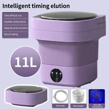 11L Portable Washing Machine Foldable Washer Spin Dryer Small Travel GREEN, used for sale  Shipping to South Africa