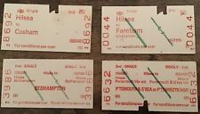 Rail tickets hilsea for sale  ELY