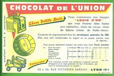 Buvard publicitaire chocolat d'occasion  Lamotte-Beuvron