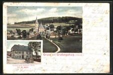 Grafengehaig, Gasthof zum golden jeździec, widok całkowity, pocztówka 1907  na sprzedaż  Wysyłka do Poland