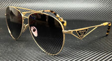 Óculos de sol feminino PRADA PR 73ZS ZVN5D1 cinza dourado degradê 61 mm comprar usado  Enviando para Brazil