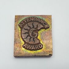 Vintage attendance award for sale  MILTON KEYNES