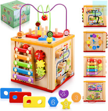 Wooden activity cube for sale  BANGOR