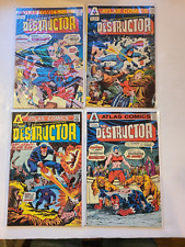 THE DESTRUCTOR # 1,2,3,4 JUEGO COMPLETO ATLAS SEABOARD 1975 segunda mano  Embacar hacia Argentina