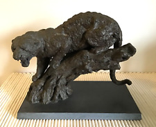 Heredities leopard statuette for sale  Shipping to Ireland