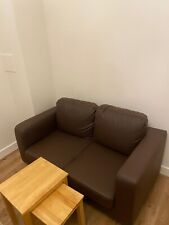 Small seater leather for sale  LONDON