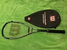 Wilson Titanium Smash Squash Racket With Frame Stabilisers With Case Cover 68cm  for sale  Shipping to South Africa