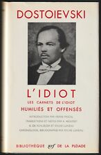 Dostoïevski. idiot. editions d'occasion  Arles