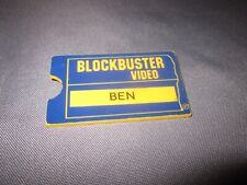 Etiqueta de nome de vídeo vintage BLOCKBUSTER Nametag BEN comprar usado  Enviando para Brazil