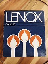 Juego de 12 velas cónicas Lenox 1978 rojas vintage de 12 velas de 5 segunda mano  Embacar hacia Argentina