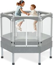 Techsport 6 Foot Trampoline with Safety Enclosure Net, used for sale  Shipping to South Africa