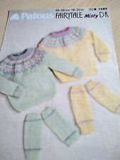 fairisle knitting pattern child for sale  CHESTERFIELD