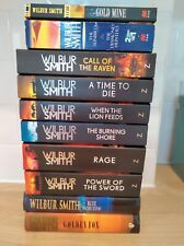 Wilbur Smith Book Bundle X 10 - Free Postage Books Set Rage Call of the Raven for sale  Shipping to South Africa