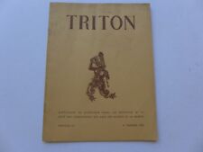 Revue triton 1950 d'occasion  Biganos