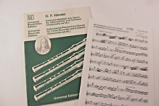 Notas G. Para Händel Instrumentalsätze De Óperas Flauta Dulce Cembalo Universal segunda mano  Embacar hacia Argentina
