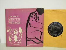 Mister Wilson The Didactic Mister Wilson Jazz 10" LP segunda mano  Embacar hacia Argentina