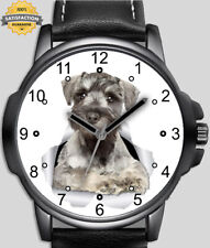 Hermoso reloj de pulsera I Love My Schnauzer mascota perro 2 únicos rápido Reino Unido, usado segunda mano  Embacar hacia Argentina