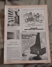 1981 anuncios impresos - refrigerador de dibujos animados - estufa contemporánea funciona segunda mano  Embacar hacia Argentina