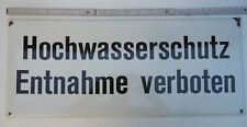 Altes emaille hochwasserschutz gebraucht kaufen  Mitterteich