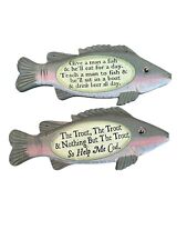 Decorative wooden fish for sale  Shelbyville