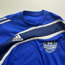 Charlotte Academia De Futebol Adidas Masculino Grande Jersey de manga longa Azul comprar usado  Enviando para Brazil