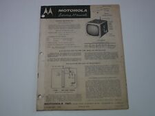 Motorola Portátil Servicio de TV Manual 14P14-1 Serie TS-434 Chasis Televisión VHF segunda mano  Embacar hacia Argentina