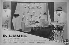 Publicité 1954 .lunel d'occasion  Longueil-Sainte-Marie