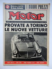 MOTOR 1962 nr 45 auto car vecchia rivista magazine TORINO SALONE FIAT 1600 segunda mano  Embacar hacia Argentina
