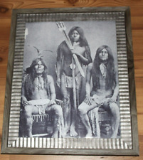 Usado, Reimpresión Retrato Grupo Indio Comanche (1850 1870) Serie Yuma Histórica enmarcada. segunda mano  Embacar hacia Argentina