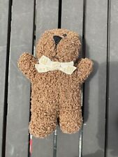 Brinquedo chocalho urso de pelúcia marrom vintage Baby Gap Brannan 7"  comprar usado  Enviando para Brazil