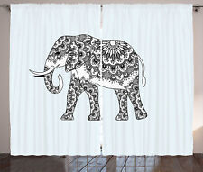 Elephant mandala rideaux d'occasion  Expédié en France