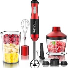 LINKChef Hand Blender, 500W 5 in 1 Handheld Immersion Stick Blender, Powerful 20 for sale  Shipping to South Africa