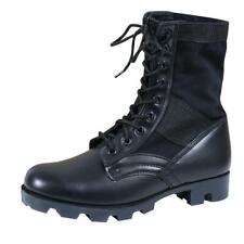  Rothco 5081 Black Leather Military G.I. Style 8" Jungle Boots, Mens Sizes 8-12 for sale  Shipping to South Africa