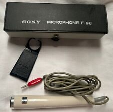 Microfone dinâmico Sony Vintage F-96 OMNIDIRECIONAL com suporte testado no final dos anos 60, usado comprar usado  Enviando para Brazil