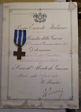 Diploma croce merito usato  Italia