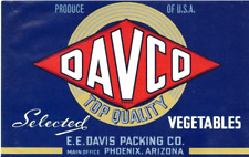 Original davco vegetable for sale  Choteau