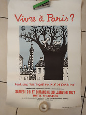Ancienne affiche originale d'occasion  Lille-
