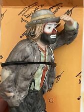 Estatueta de palhaço em miniatura Emmett Kelly Jr #10001 olhar para fora para ver usada comprar usado  Enviando para Brazil