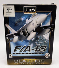 Jane’s F/A-18 Combat Flight Simulator (PC CD ROM, 1999) Caixa Grande Na Caixa e Testado comprar usado  Enviando para Brazil