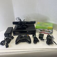 Used, Microsoft Xbox 360 Kinect S Black Console 1439 W/ Controller Game 120 GB -Tested for sale  Shipping to South Africa