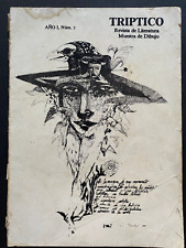 Puerto Rico, 1987, Revista TRÍPTICO Literatura Muestra de Dibujo Número 2, 52pgs segunda mano  Embacar hacia Argentina