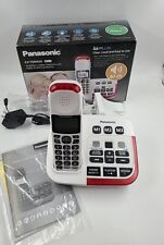 Panasonic KX-TGM420W Cordless Amplified Phone W Answering Machine Lights for sale  Shipping to South Africa